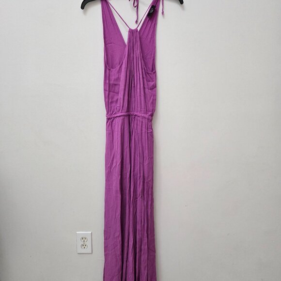 💜 Vici Purple Maxi Dress – Sleeveless Flowy Boho Evening Style - Picture 5 of 8